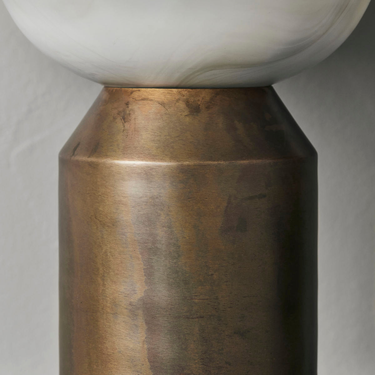 Table lamp, Big fellow, Antique brass finish