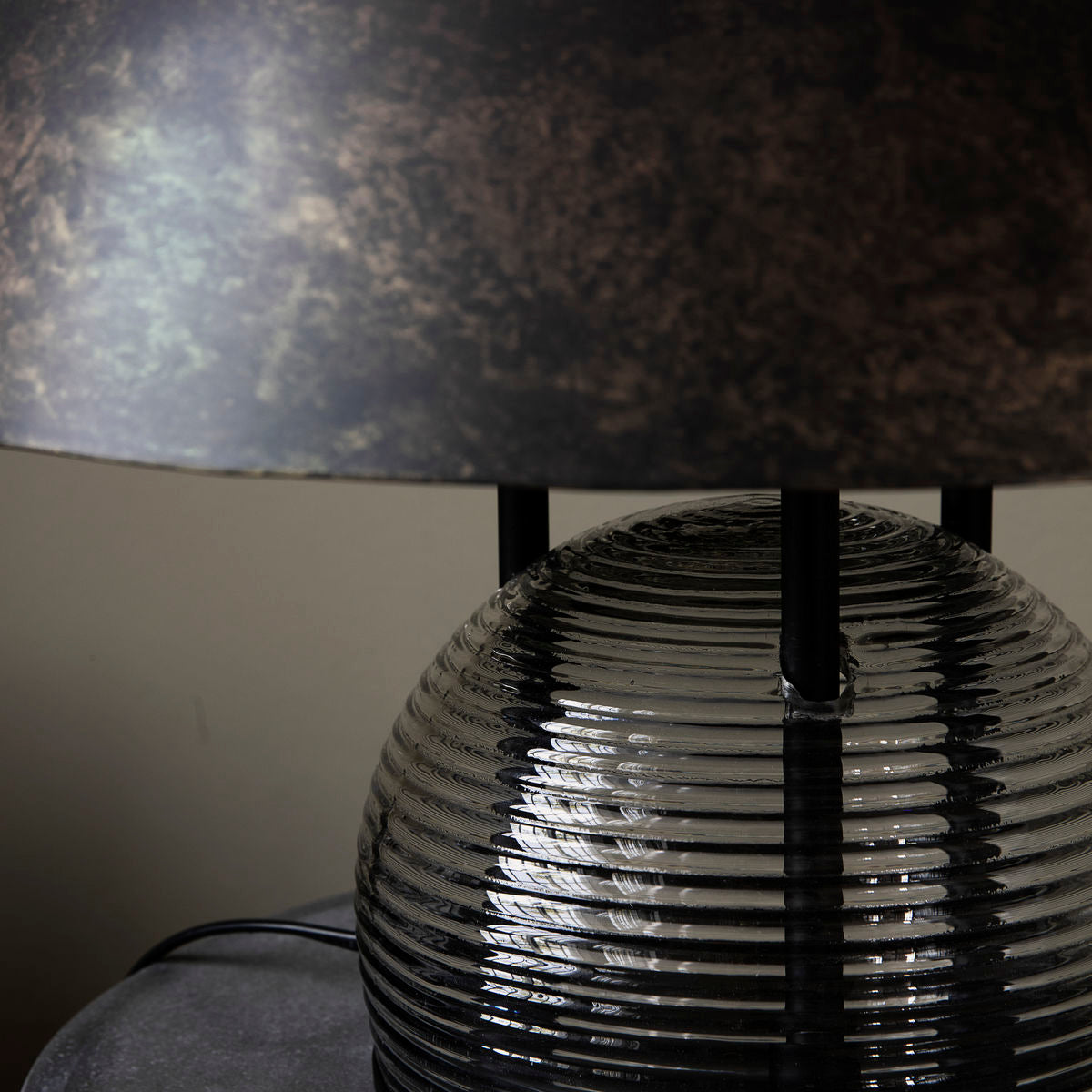 Table lamp, Umbra, Antique brown