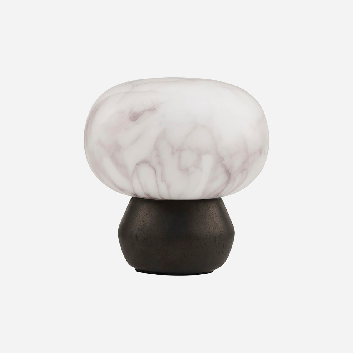 Lantern, Fog, Black/White marble