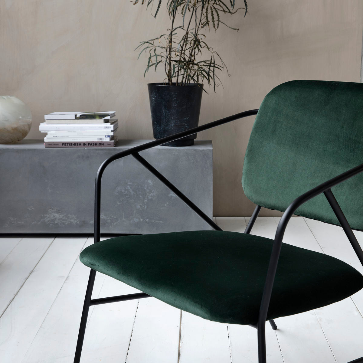 Lounge chair, Klever, Green